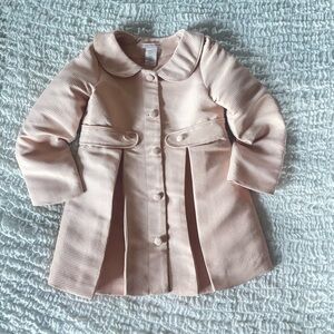 Girls size 6 dressy coat soft pink